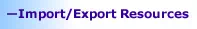 Import/Export Resources